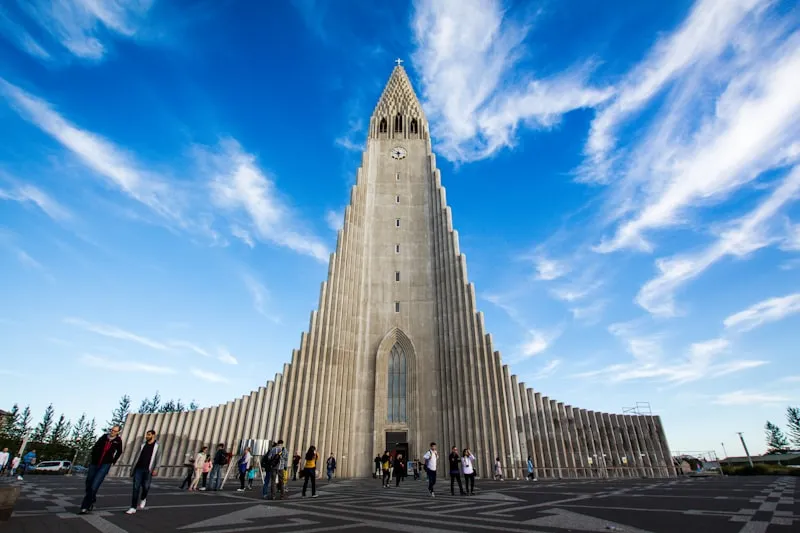Hallgrímskirkja en Reykjavík en Islandia