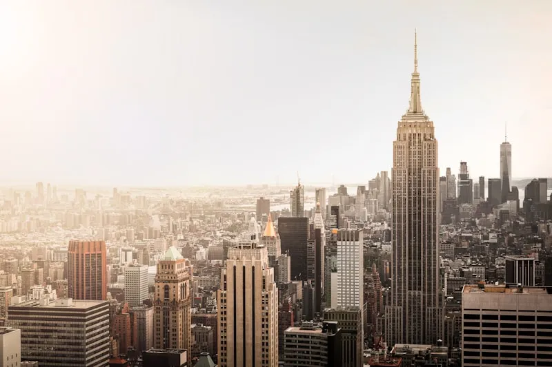 Vista aérea de Manhattan