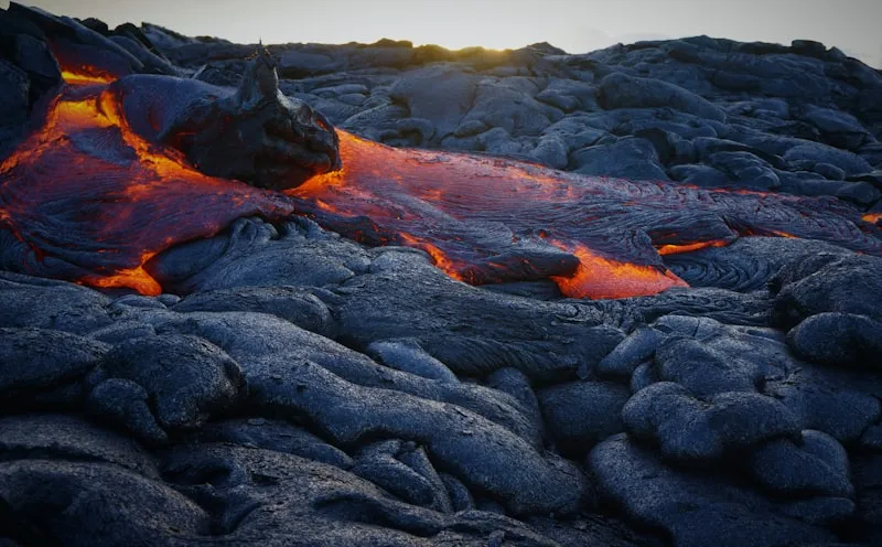 Formación rocosa volcánica en Big Island en Hawái