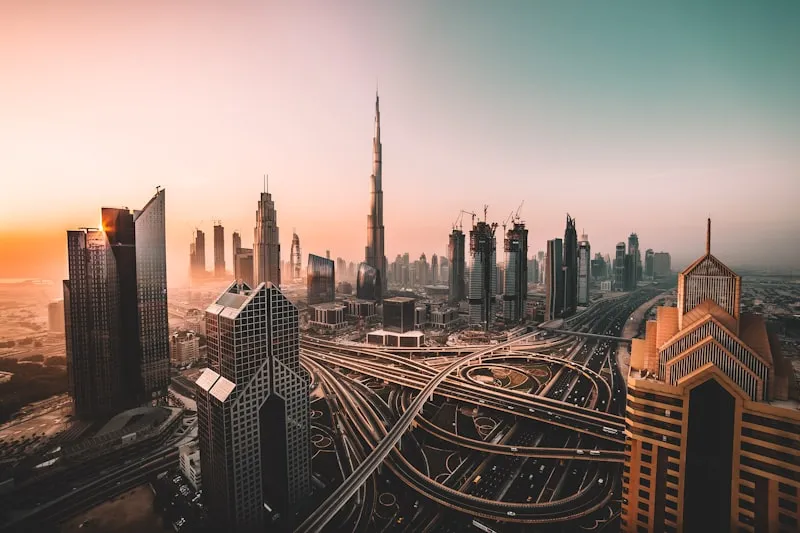 Skyline de Dubái en Dubai Abu Dhabi Maldivas