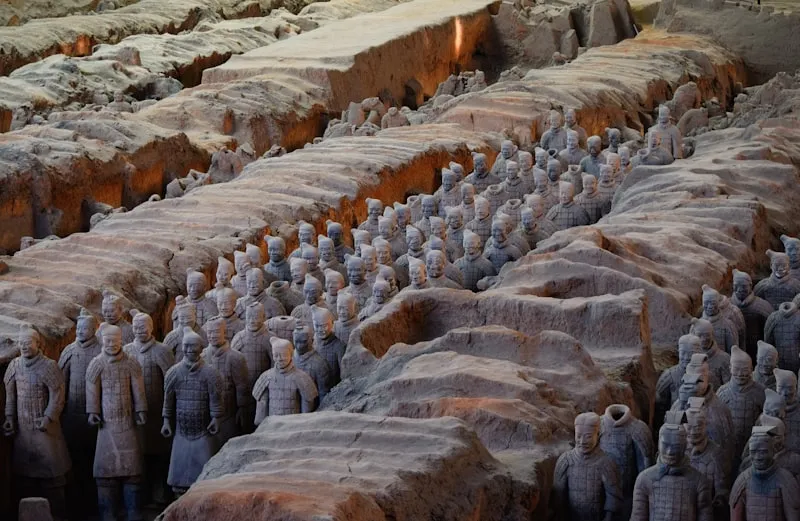 Guerreros de Terracota en China