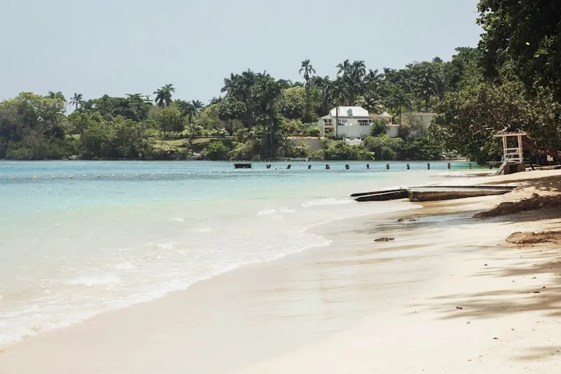 Playa de Ocho Ríos en Jamaica