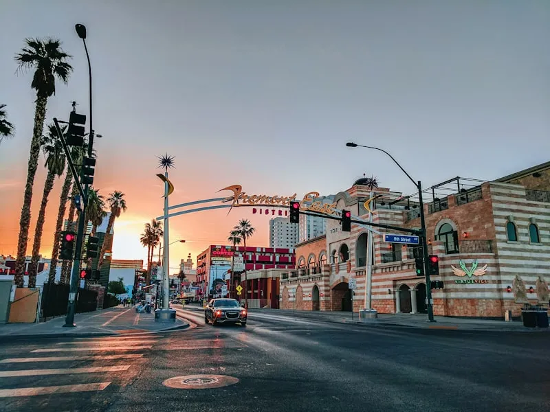 Calle de Las Vegas en Costa Oeste USA
