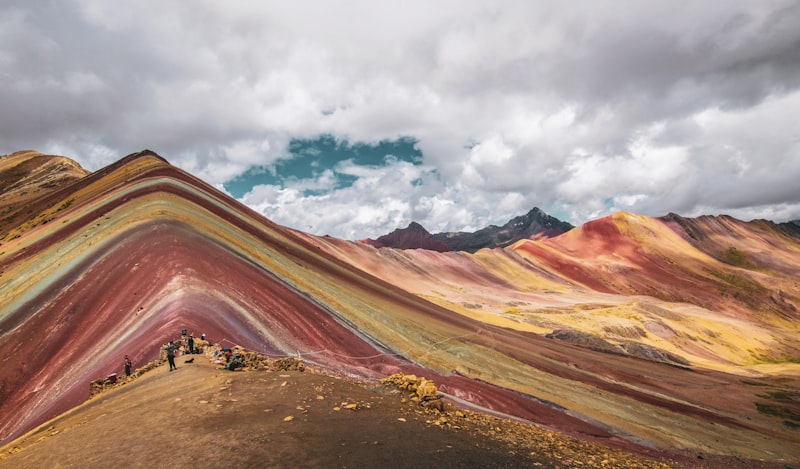Montañas cerca de Cusco en Perú