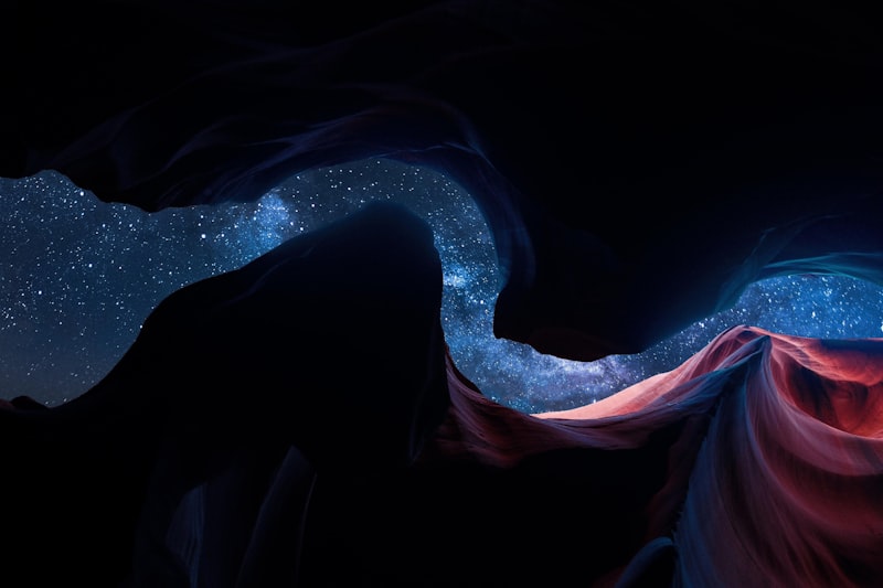 Interior de Antelope Canyon en Costa Oeste USA