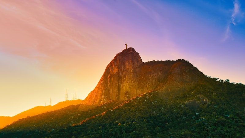 Pan de Azúcar al atardecer en Brasil