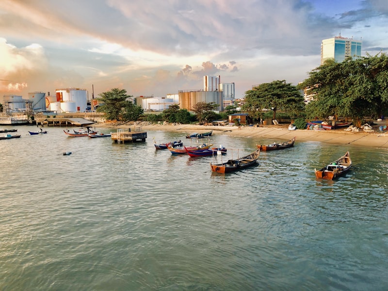 Veleros en Penang en Malasia