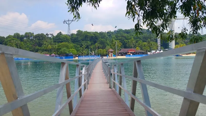 Sentosa Island y playas urbanas en Singapur