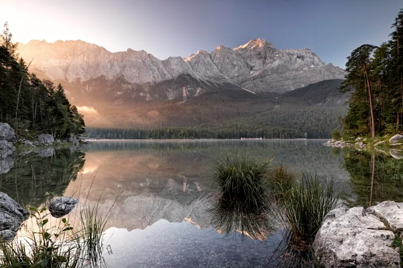 Lago Eibsee en Alemania