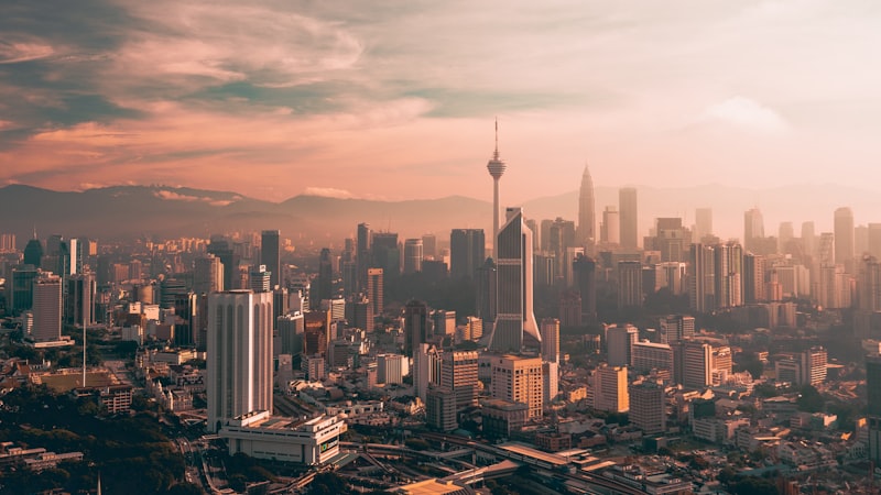 Vista aérea de Kuala Lumpur