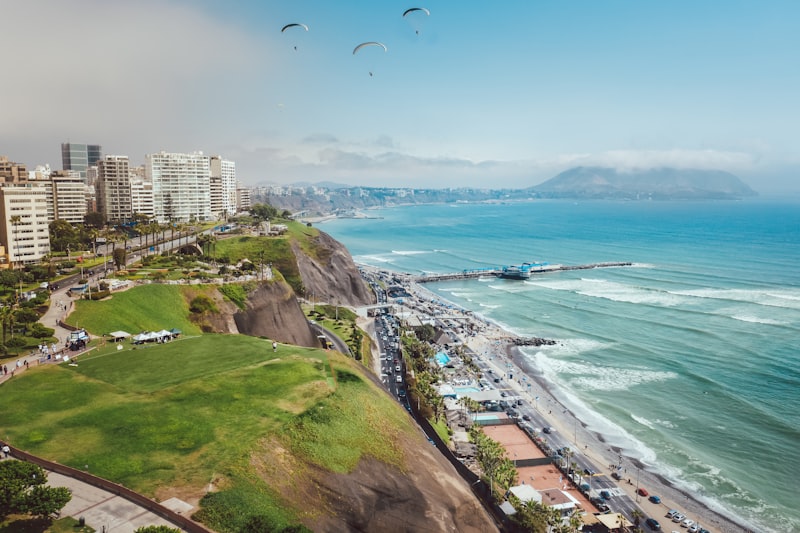 Paseo en Miraflores en Perú