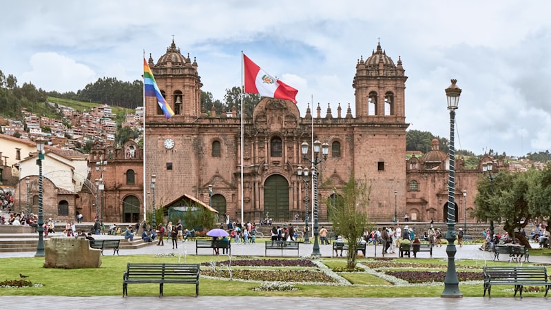 Calles de Cusco en Perú