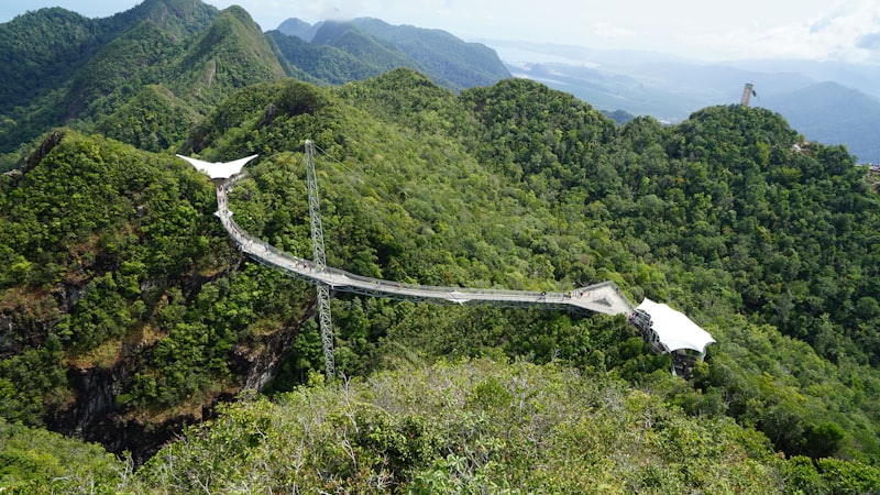 Sky Bridge en Langkawi en Malasia