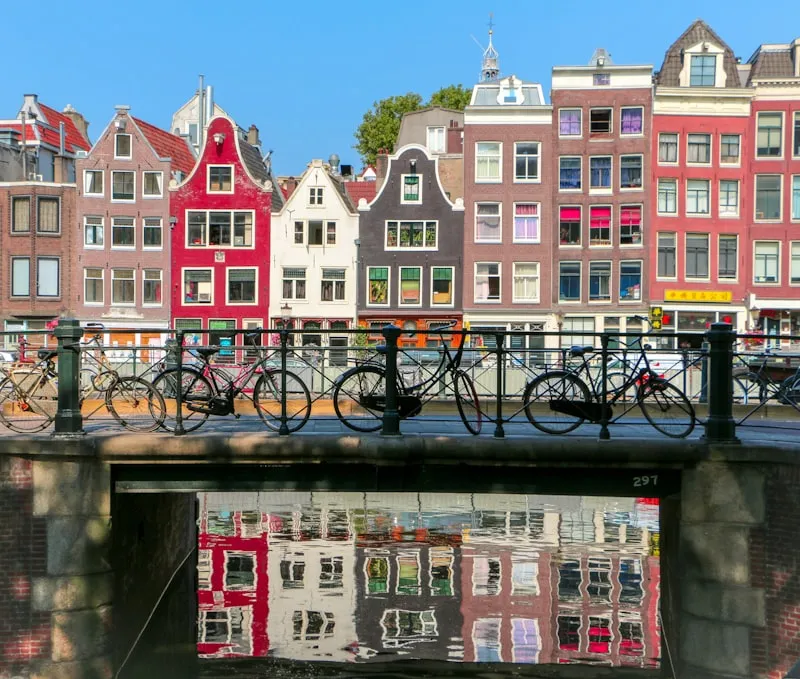 Ámsterdam - Canales y bicicletas en Bélgica