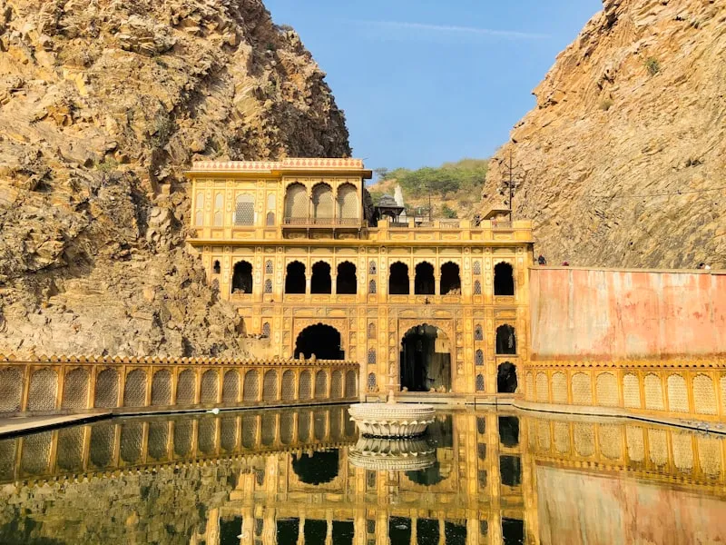 Palacio junto al agua, Jaipur en India