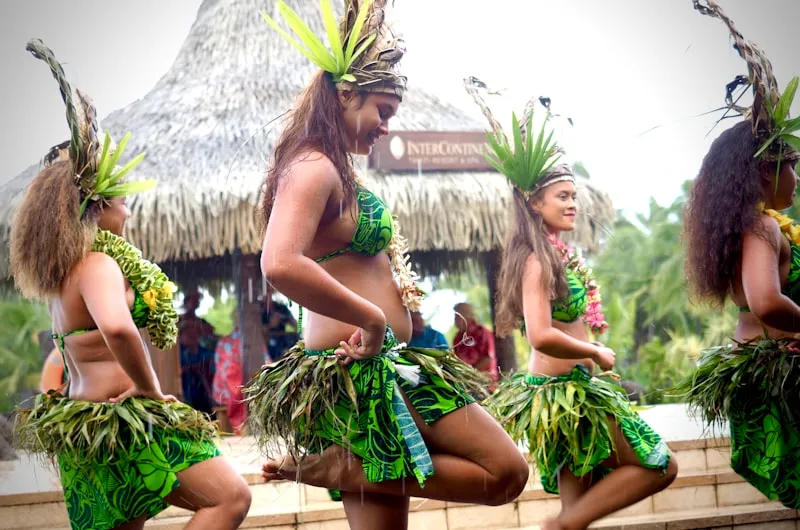 Mercado de Papeete en Polinesia Francesa