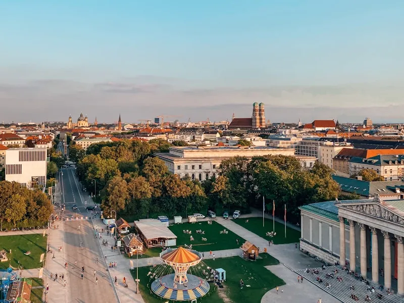 Jardín Inglés de Múnich en Alemania