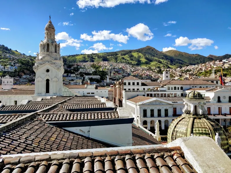 Centro histórico de Quito en Ecuador