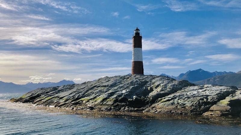 Faro en Ushuaia en Argentina