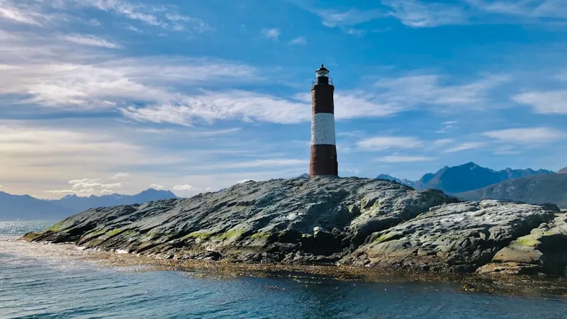 Faro en Ushuaia en Argentina