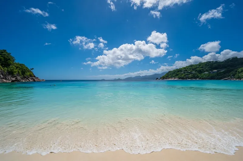 Playa de Mahé en Seychelles