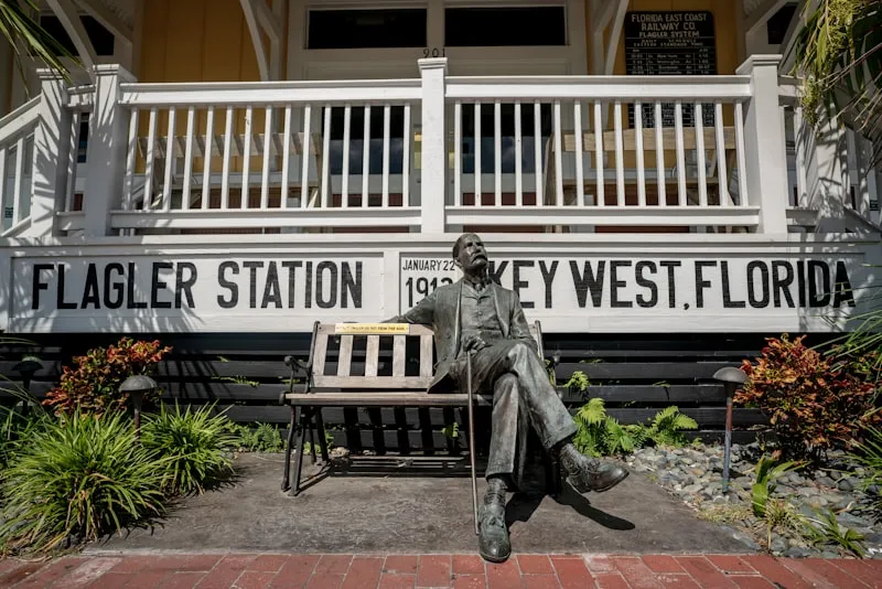 Estatua en Key West en Florida