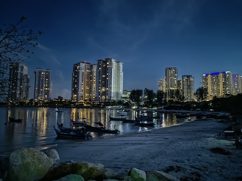 Puerto de Penang en Malasia