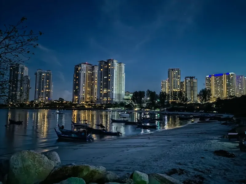Puerto de Penang en Malasia