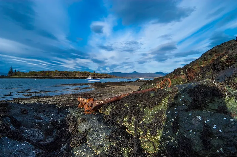 Costa rocosa de la Isla de Skye
