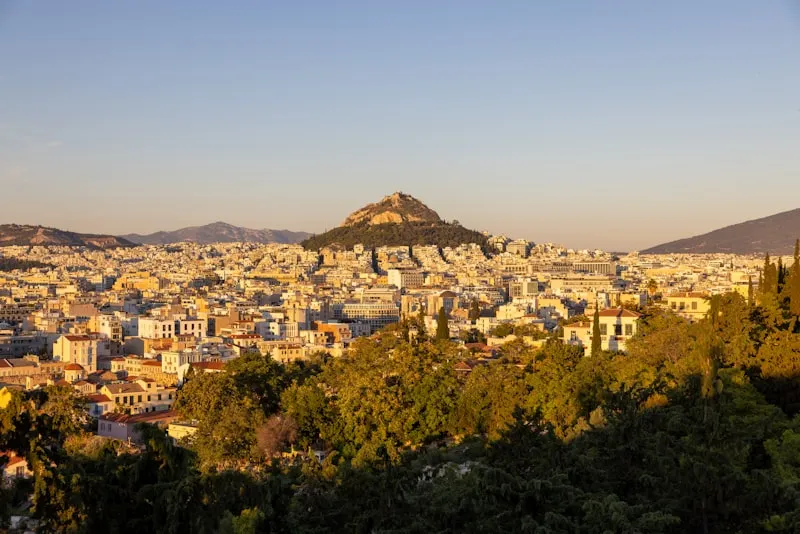 Atenas con el Licabeto al fondo
