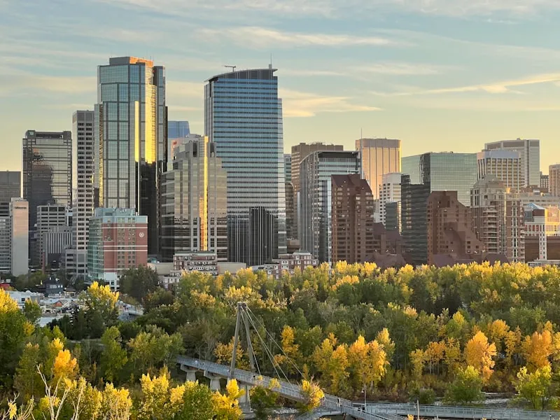 Skyline de Calgary en Canadá
