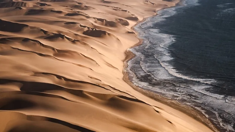 Playa de Swakopmund en Namibia