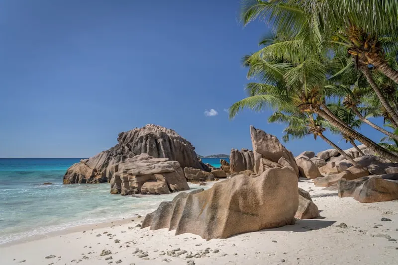 Rocas de granito en Anse Source d'Argent en Seychelles