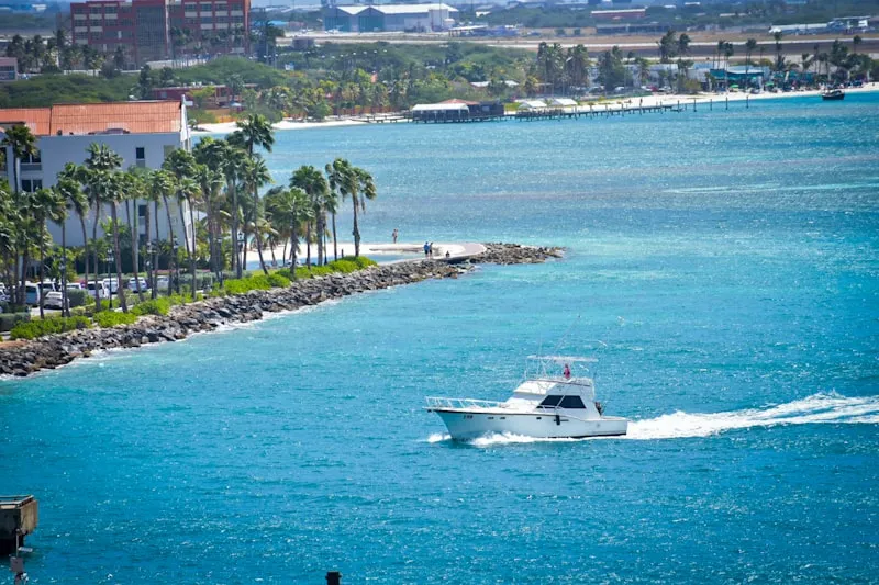 Puerto de Oranjestad en Aruba