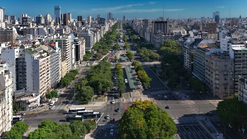 Vista aérea de Buenos Aires
