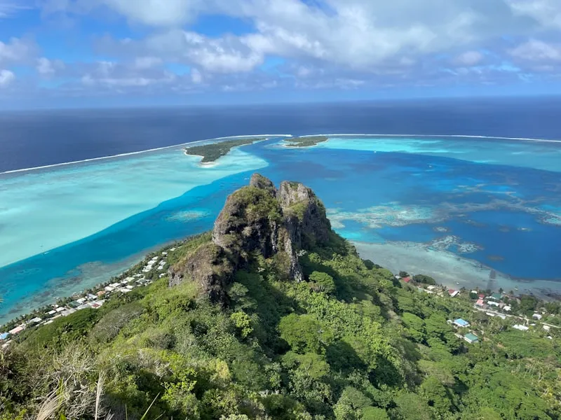 Isla tropical en Tahití