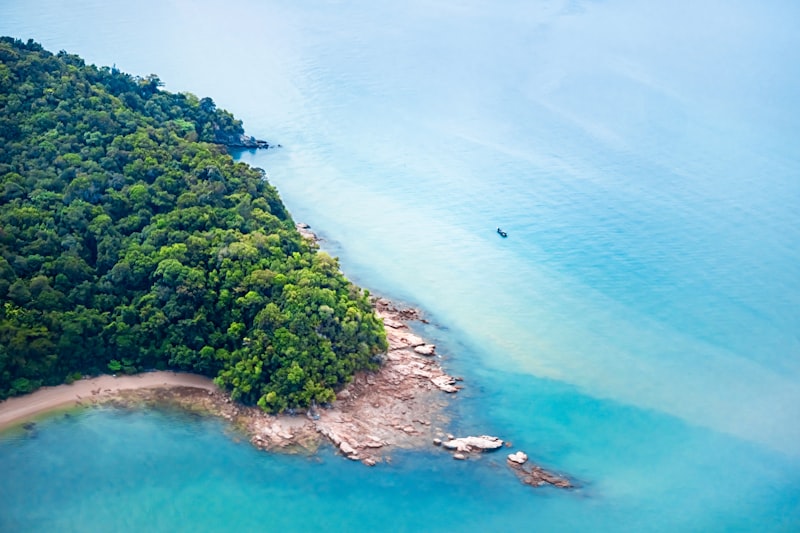 Vista aérea de Langkawi en Malasia