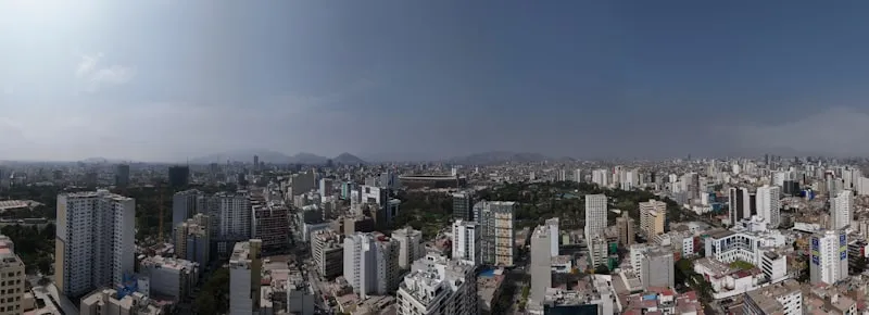 Vista aérea de Lima en Perú