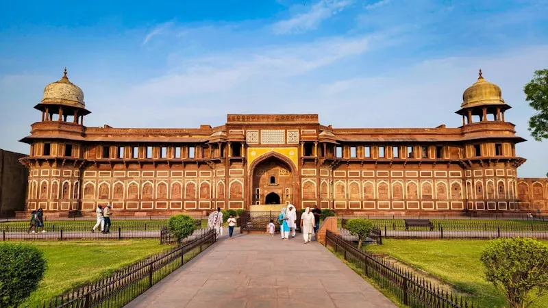 Fuerte Rojo de Agra en India