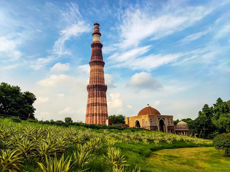 Qutub Minar, Delhi en India