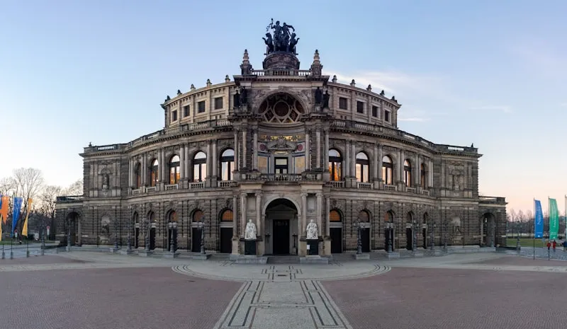 Ópera Semper de Dresde en Alemania